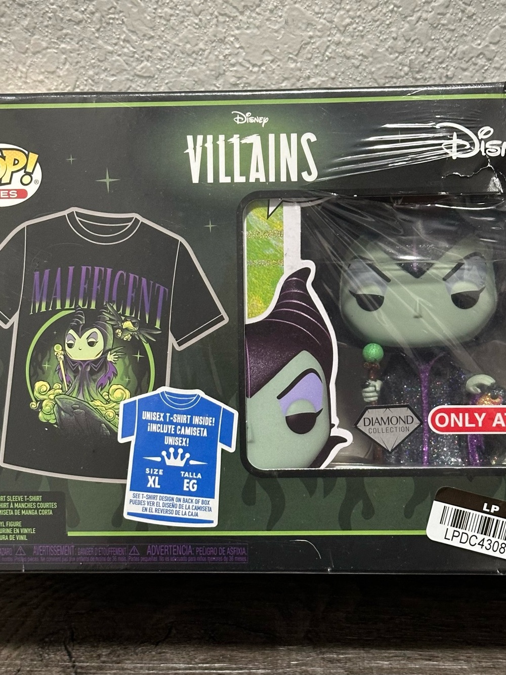 Funko POP! Villains: Maleficent POP & XLarge T-Shirt - (Target Exclusive) Sealed